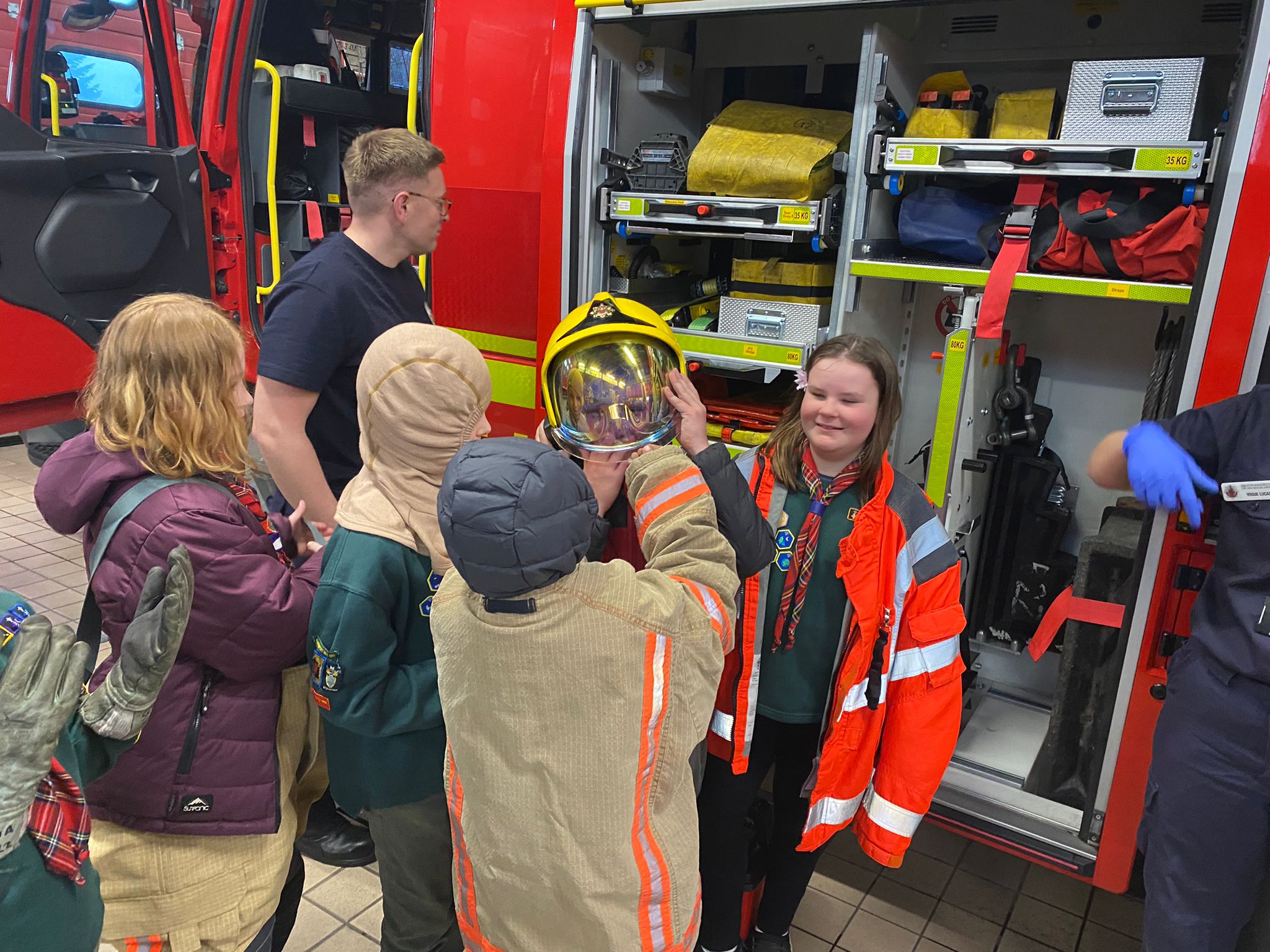 Cubs Go To The Fire Station