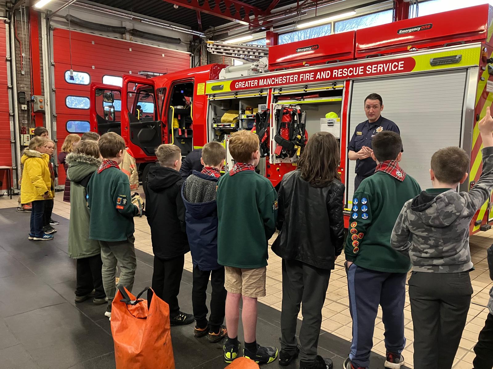 Cubs Go To The Fire Station