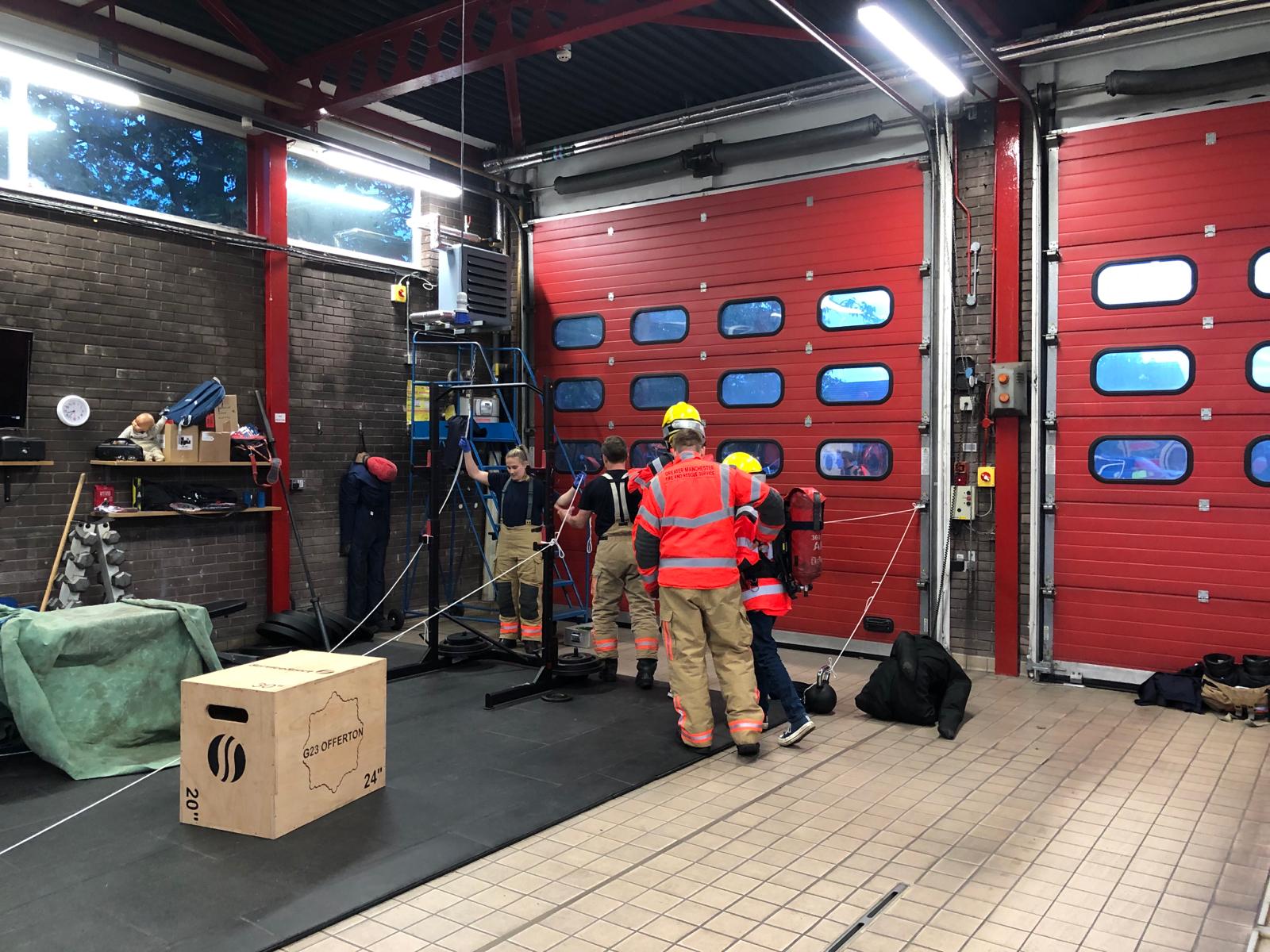 Explorers turn on the hose